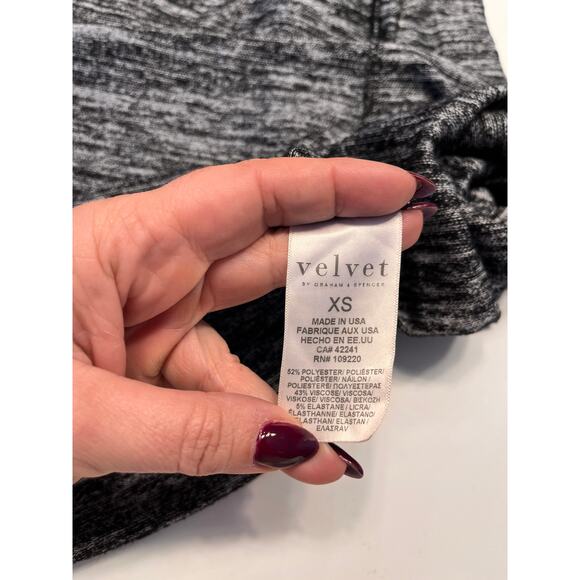 Velvet By Graham & Spencer Gray Long Open Cardigan Sweater Size XS - Picture 5 of 7